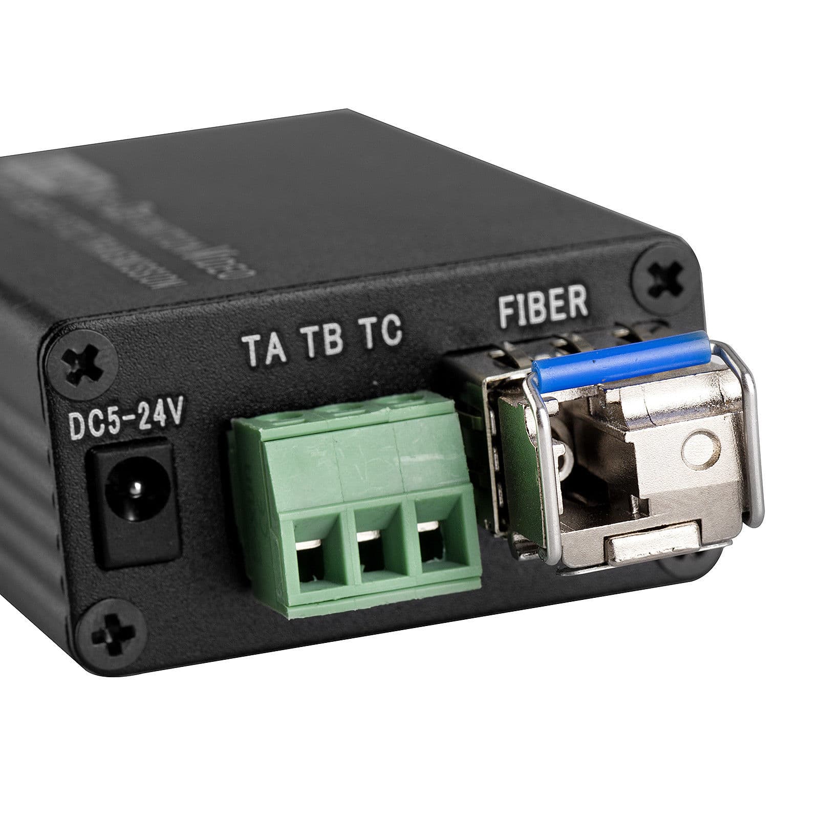 2 Set 3G SDI Extender LC Fiber Optics Converter RS485 Data Transmitter Receiver 4