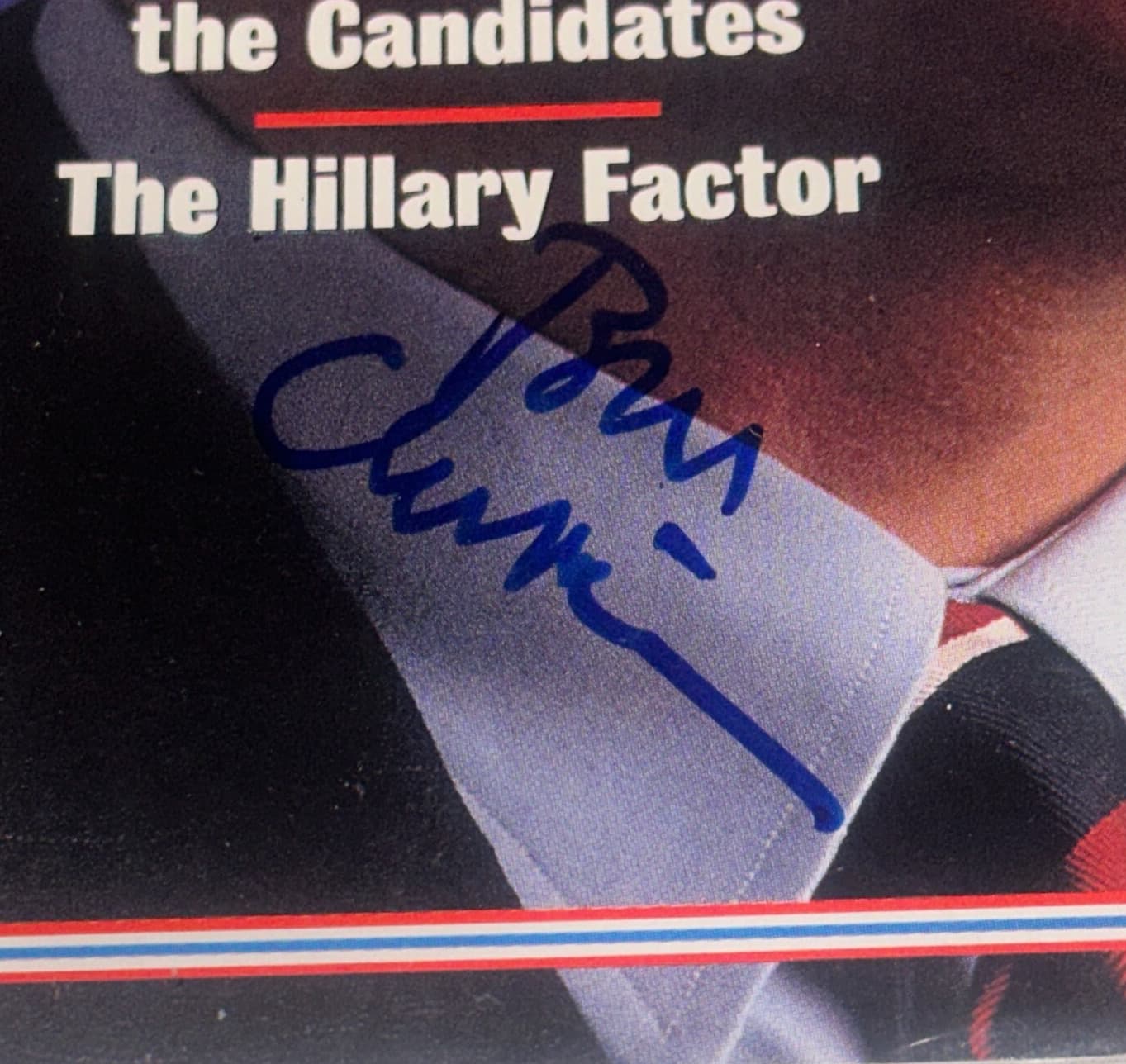 President BILL CLINTON Signed NEWSWEEK Magazine Beckett Encapsulated BAS 2