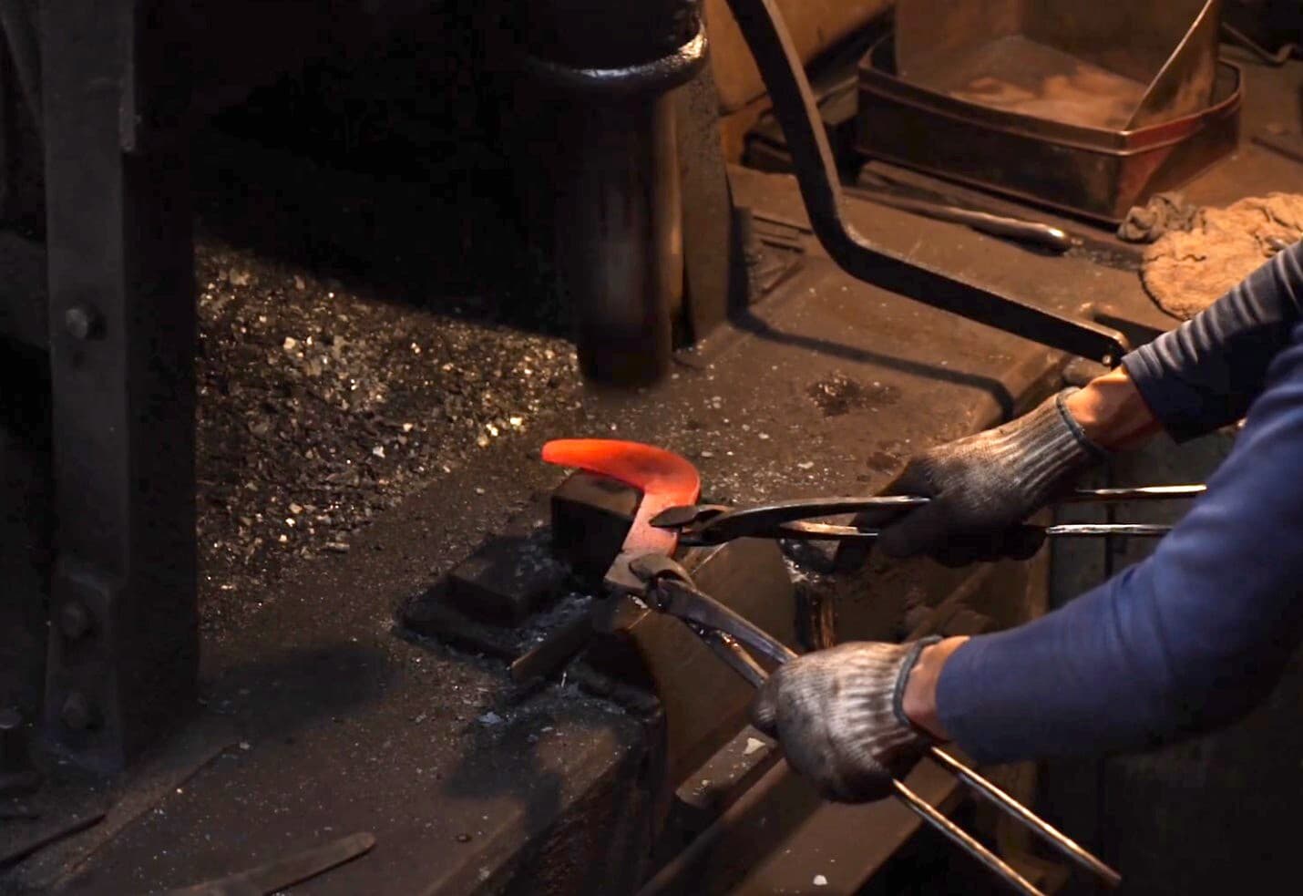 "OJIKA" Sickle Aogami Steel Climbing Sickle Double Bevel, 360mm 230g 6