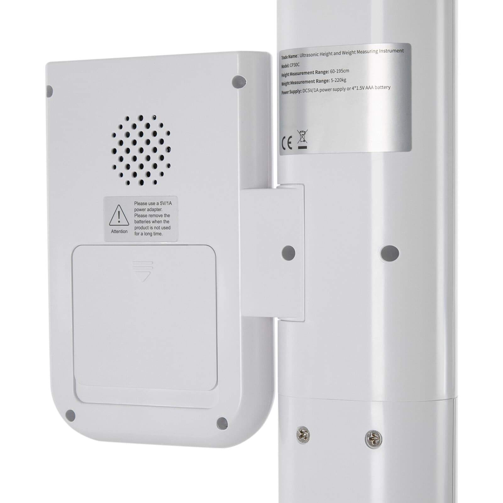 Ultrasonic Electronic Height And Body Weight Scale Max 220kg For Health Care 5