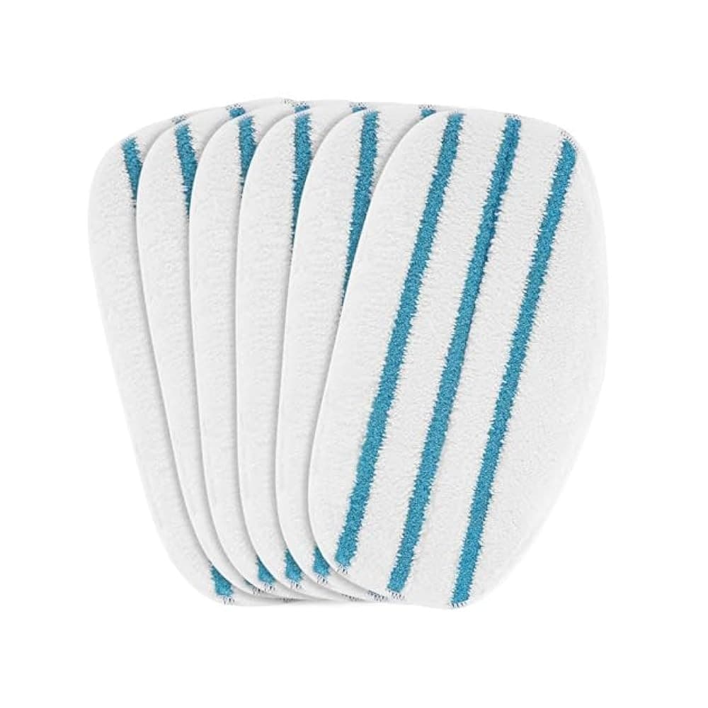 Replacement Steam Mop Pads, Super Absorbent Microfiber, 6 Pack Value
