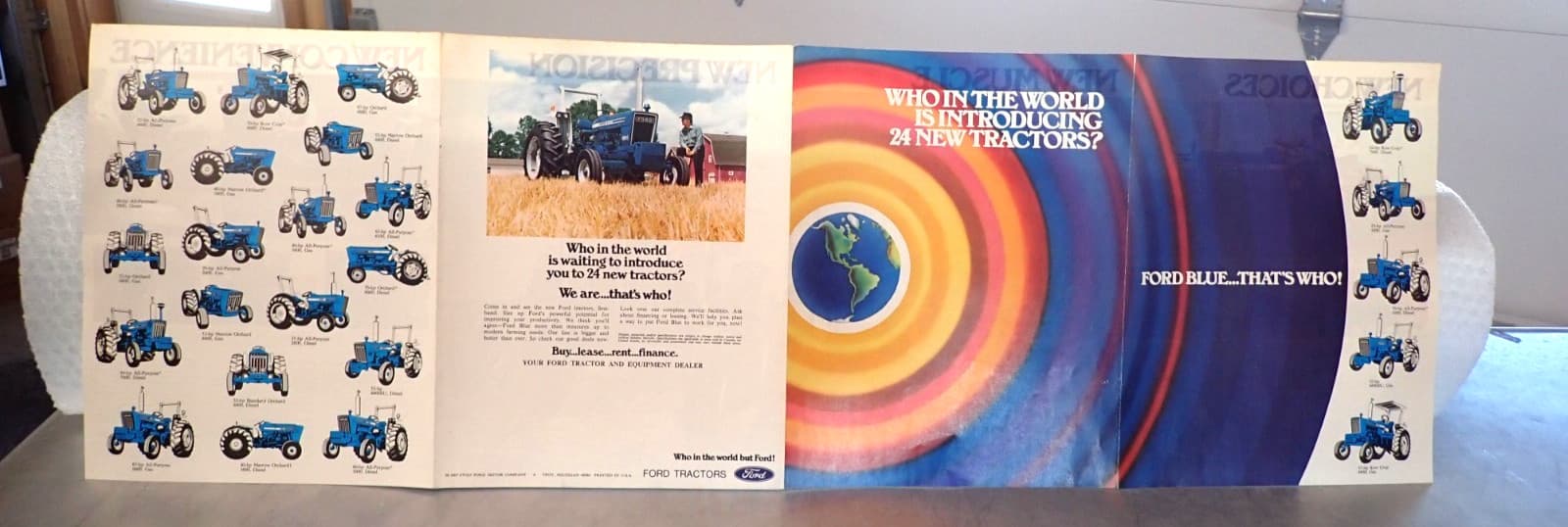 1970'S Ford Tractor Original Color Sales Brochure