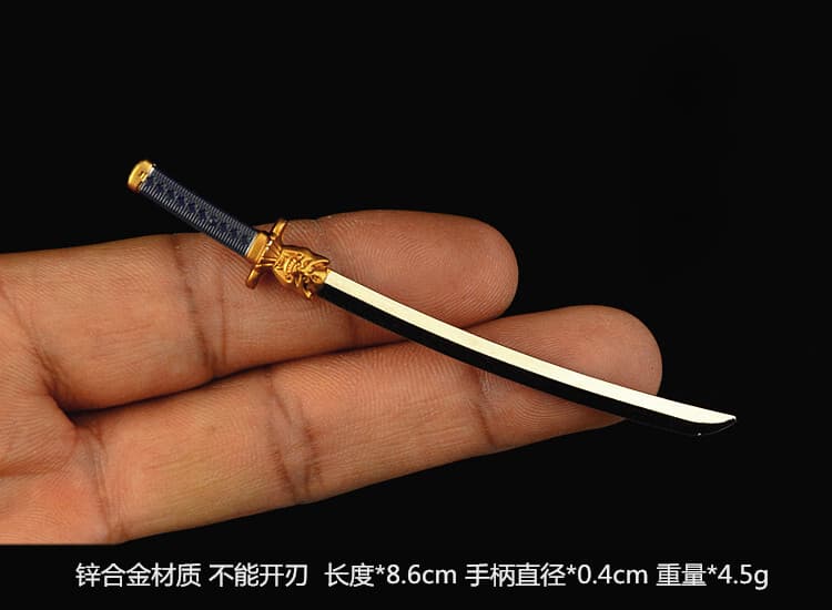 1/12 Scale Metal Katana Model for 6'' Figure