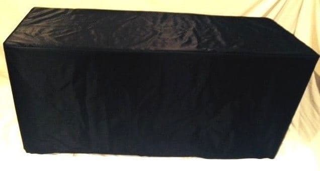 6' ft. Fitted WATERPROOF Table Cover Patio Outdoor Indoor wet bar black 2