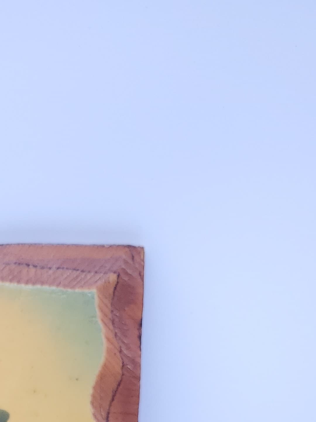 Footprints in The Sand Inspirational on Wood Hanging Plaque 6 1/2" x 8 1/2 2