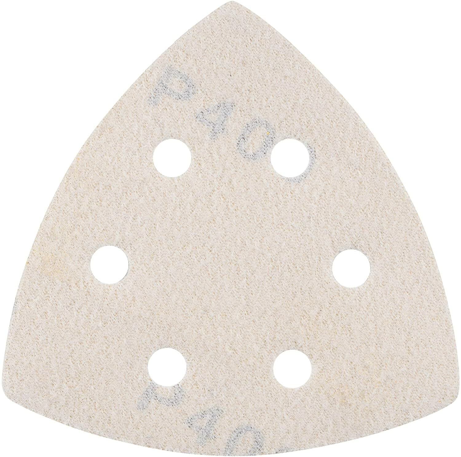 48PCS 60-320 Grit Triangle Mouse Sanding Sheets 6-Hole Hook and Loop Sandpaper 6