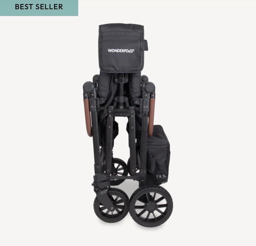Wonderfold Wagon W6 W Luxe Pro Stroller Wagon- Jet Black- Brand New!! 6