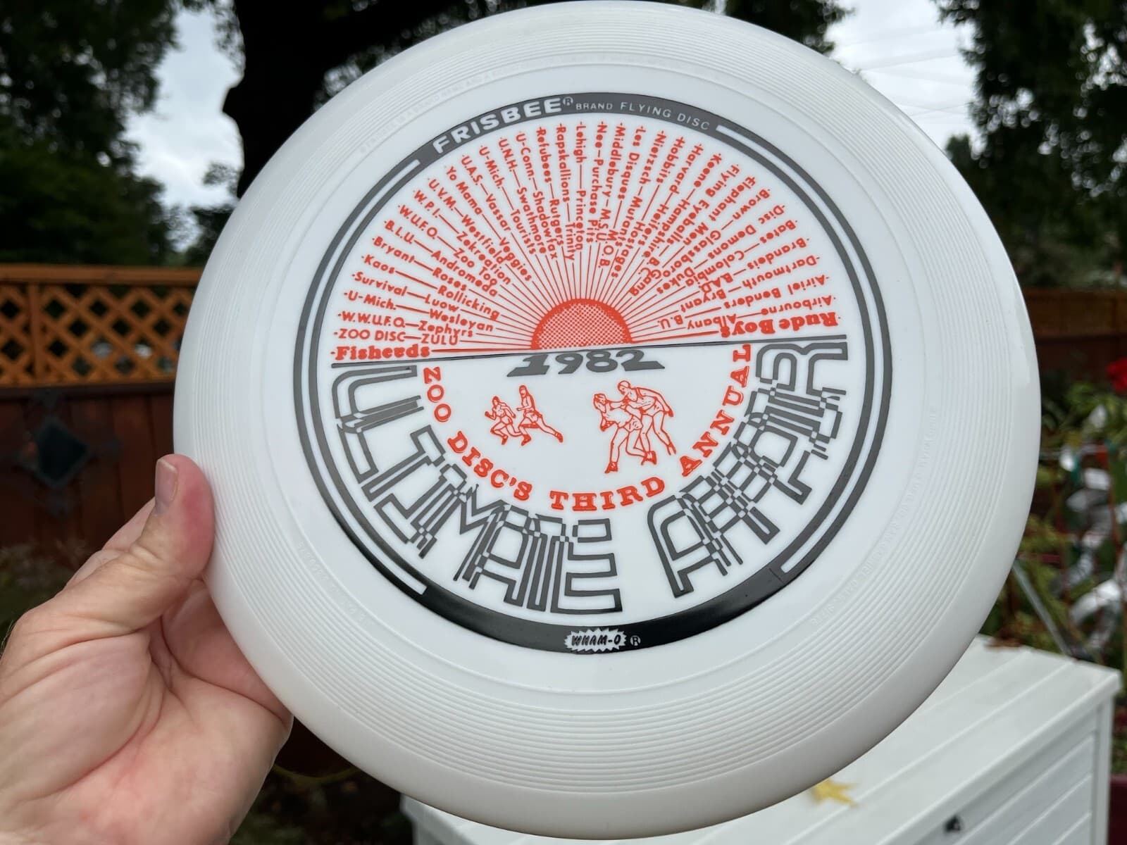 Ultimate Rare Clean 82E Mold  1982 Whamo Zoo Disc Golf  Frisbee Wham-O  Vintage 5