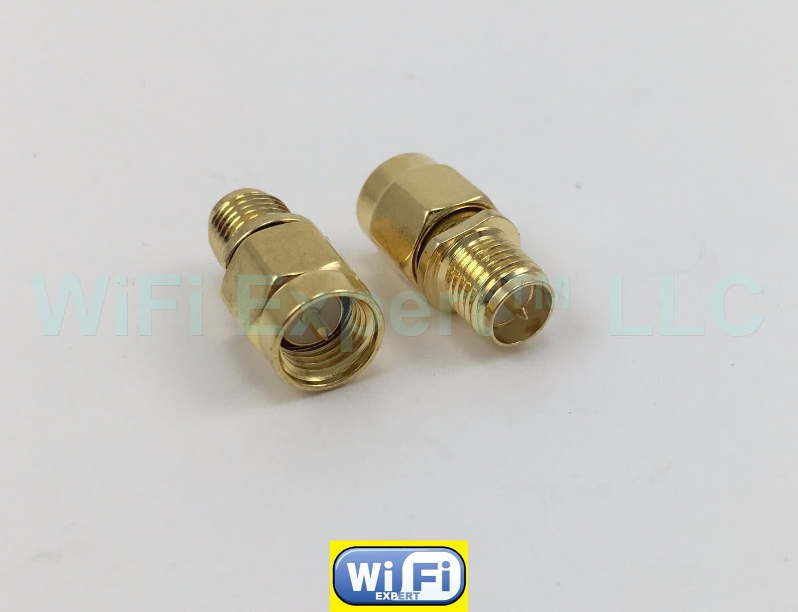 2 x SMA Male To RP-SMA Female connect SMA to RP-SMA RF Connector Adapter USA 2