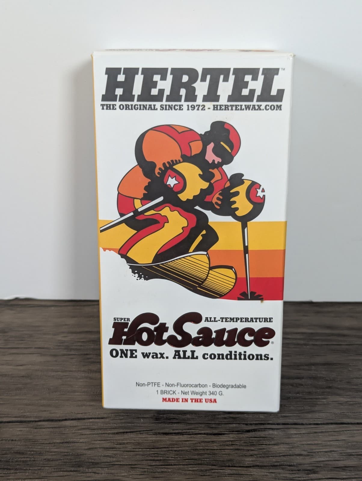 Hertel Super Hot Sauce Wax for Snowboarding, Skiing, XC Used High Temperature