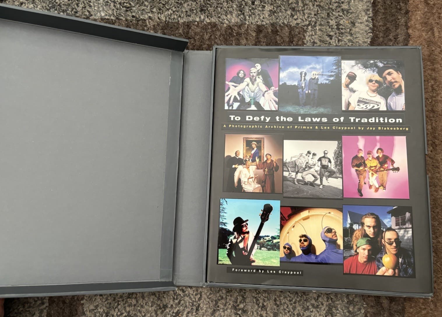 To Defy the Laws of Tradition Photographic Archive of PRIMUS Les Claypool Signed 5