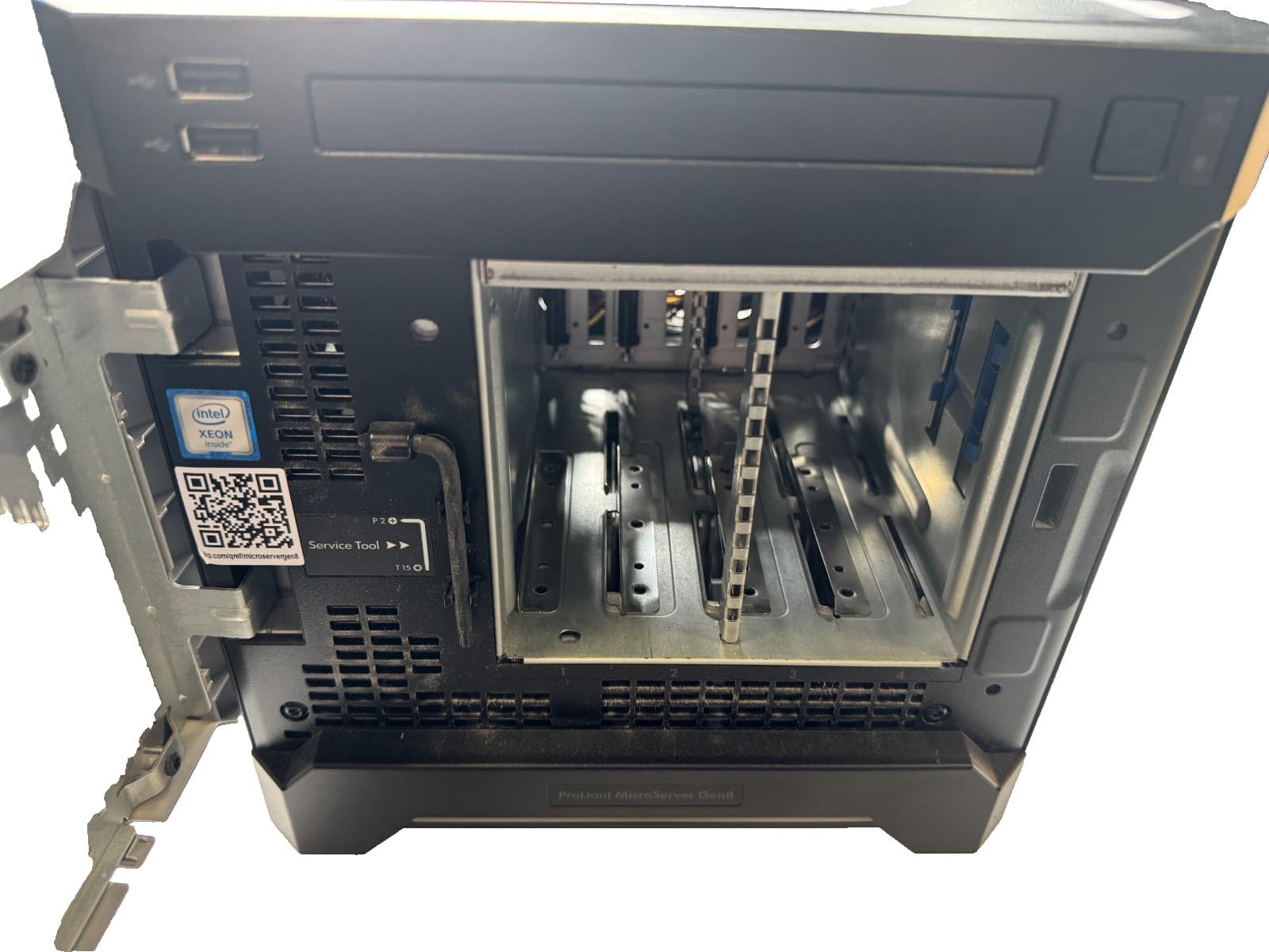 HP ProLiant MicroServer Gen8 E3-1220L V2 2.3GHz 8GB RAM NO HD Intel C220 Tested 3