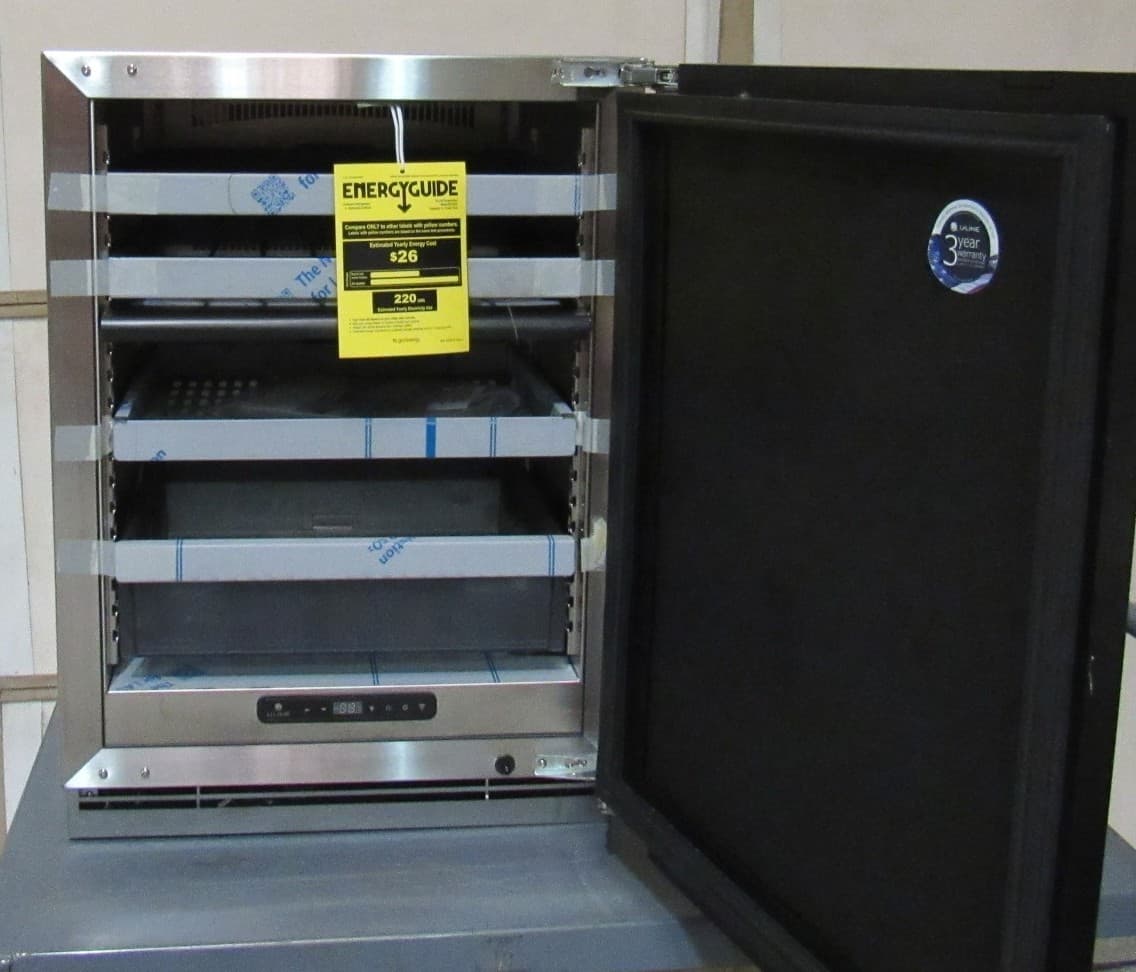 NEW U-Line HBD524 24" Dual-Zone Beverage Cooler Refrigerator Wine Beer Bottles + 5