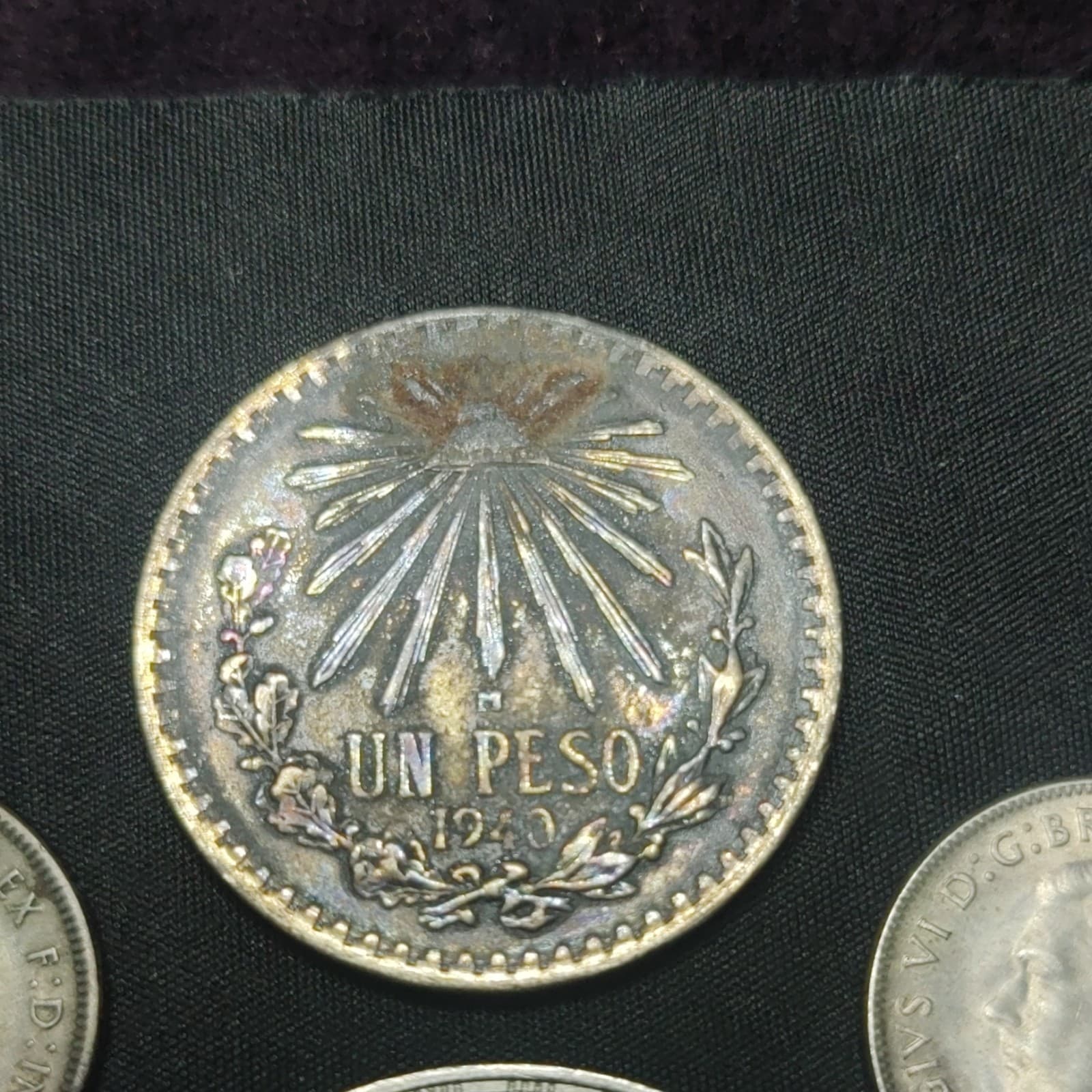 Lot of 7 world silver coins. Nice Variety  3