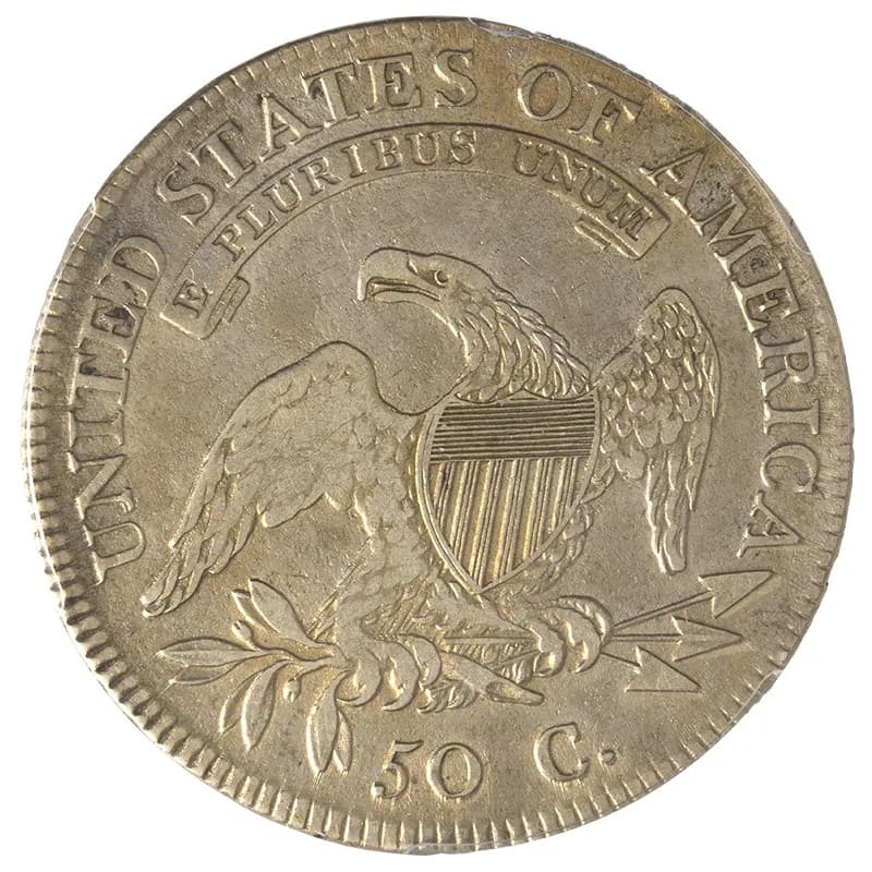 1809 Capped Bust Half Dollar PCGS VF Details Corrosion Removed 4