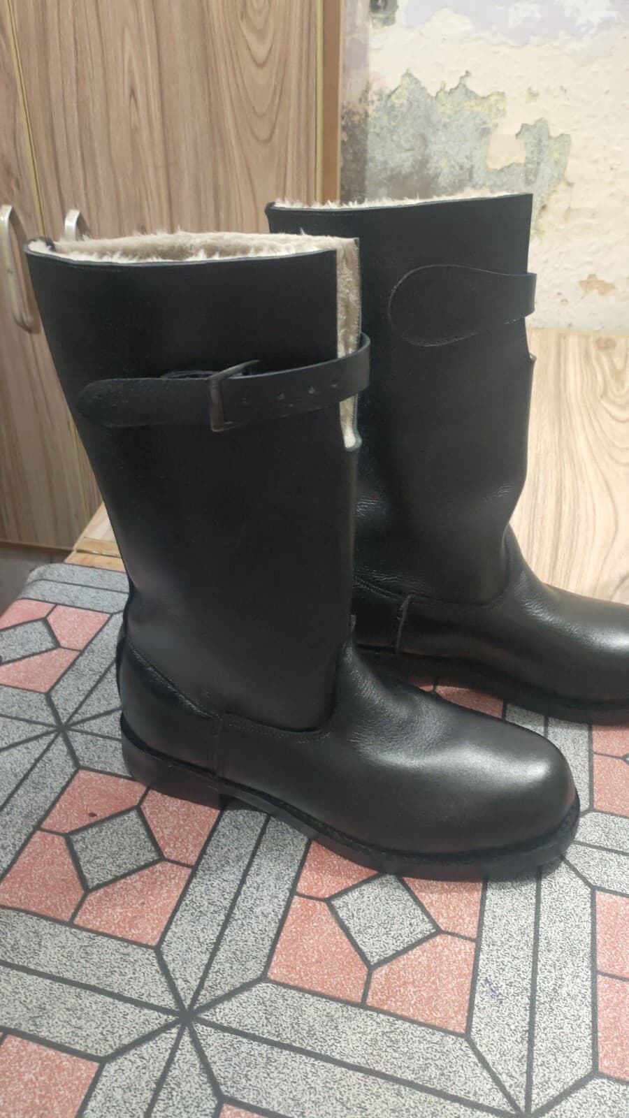 WW2 RAF 1936 Pattern Leather Flying Boots REPRO HANDMADE BOOT SIZE 6 TO 15 2