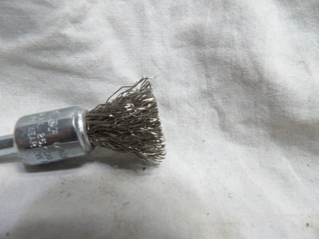 Weiler 1/2" Crimper Wire End Brush .014 SS Wire 25,000 RPM's 2