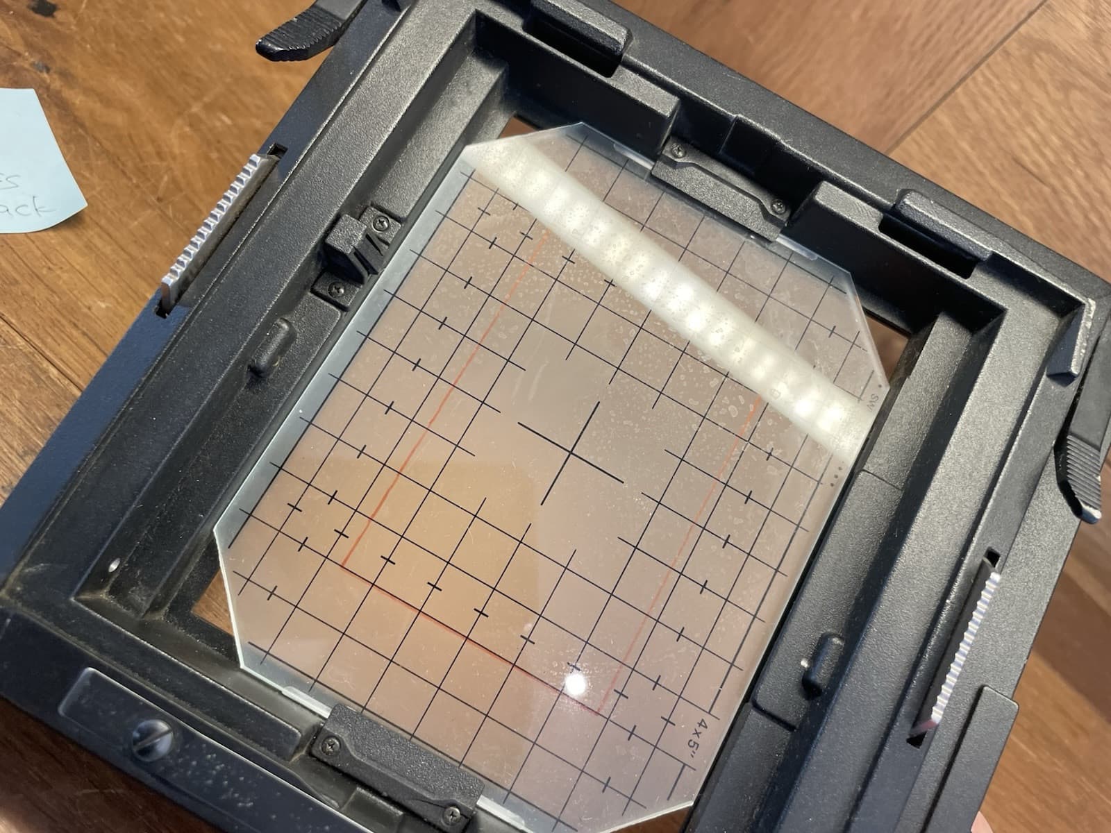 *Almost Mint*  Sinar 4x5 Revolving Ground Glass Adapter for P P2 F F2 Camera JPN 6