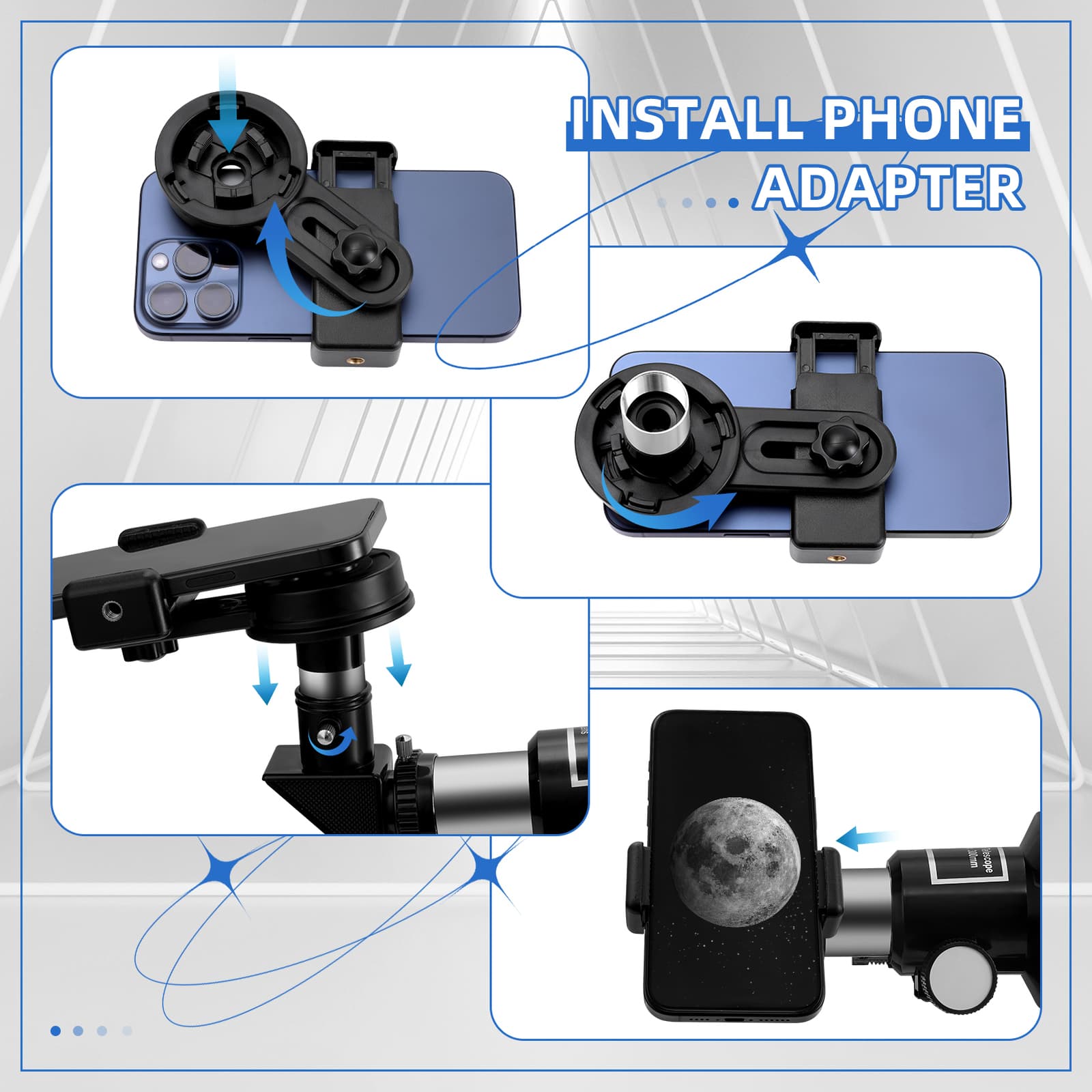 Professional Astronomical Telescope Night Vision  w/Certificate HD Viewing Space 6