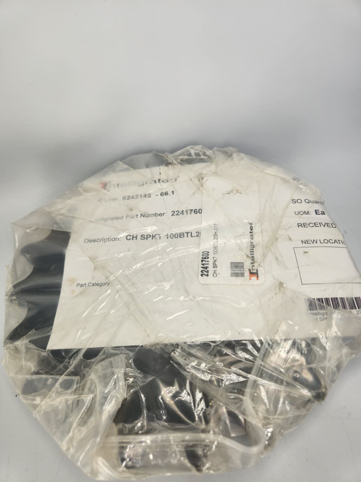 New NOS Intelligrated 224760 CH SPKT 100BTL20H-2517 2