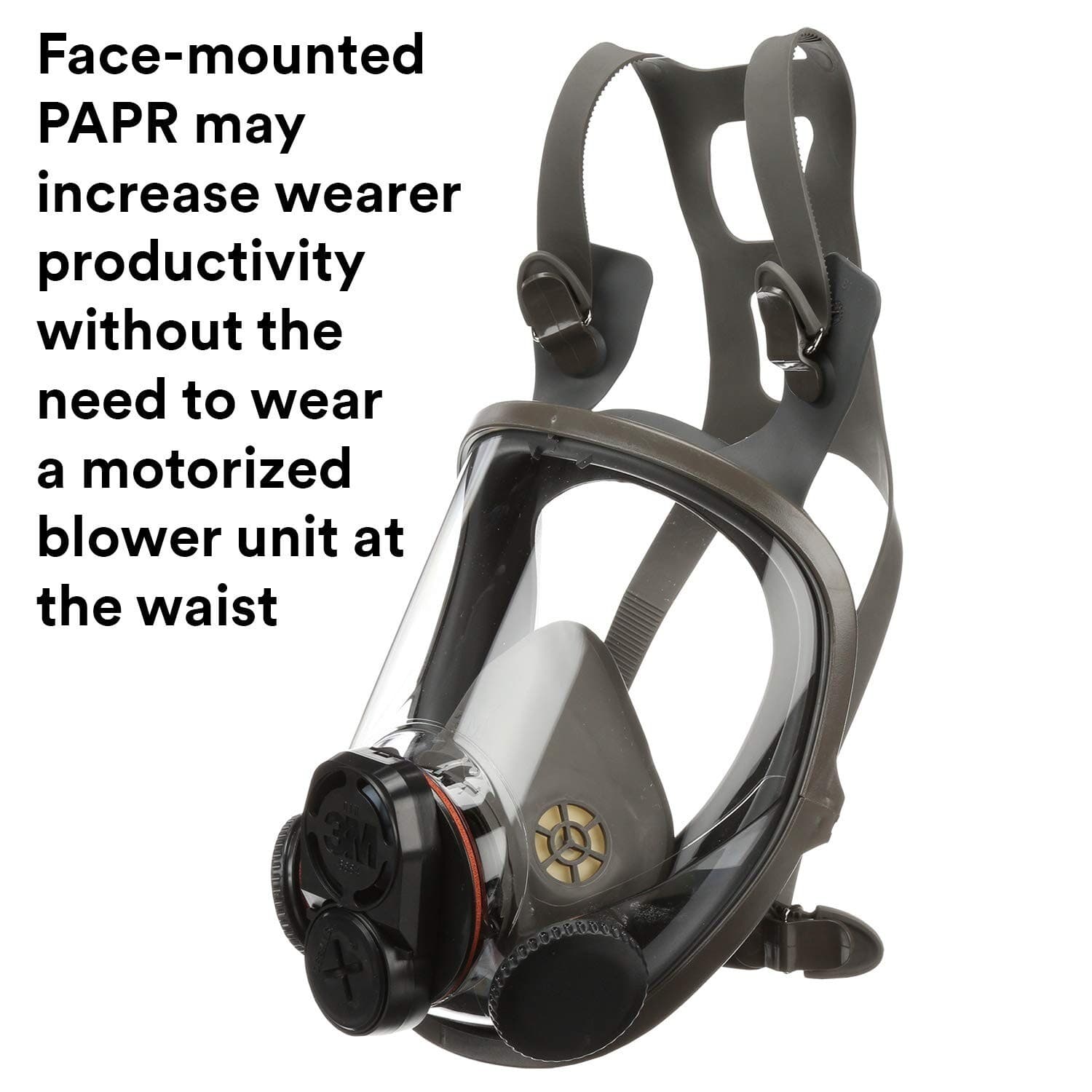 NEW! 3M 6800PF Powerflow Full Face Mounted Powered Air Purifying Respirator PAPR 3