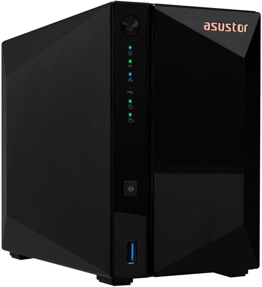 Asustor Drivestor 2 Pro Gen2 2 Bay NAS Quad-Core 1.7GHz CPU Diskless AS3302T v2 5
