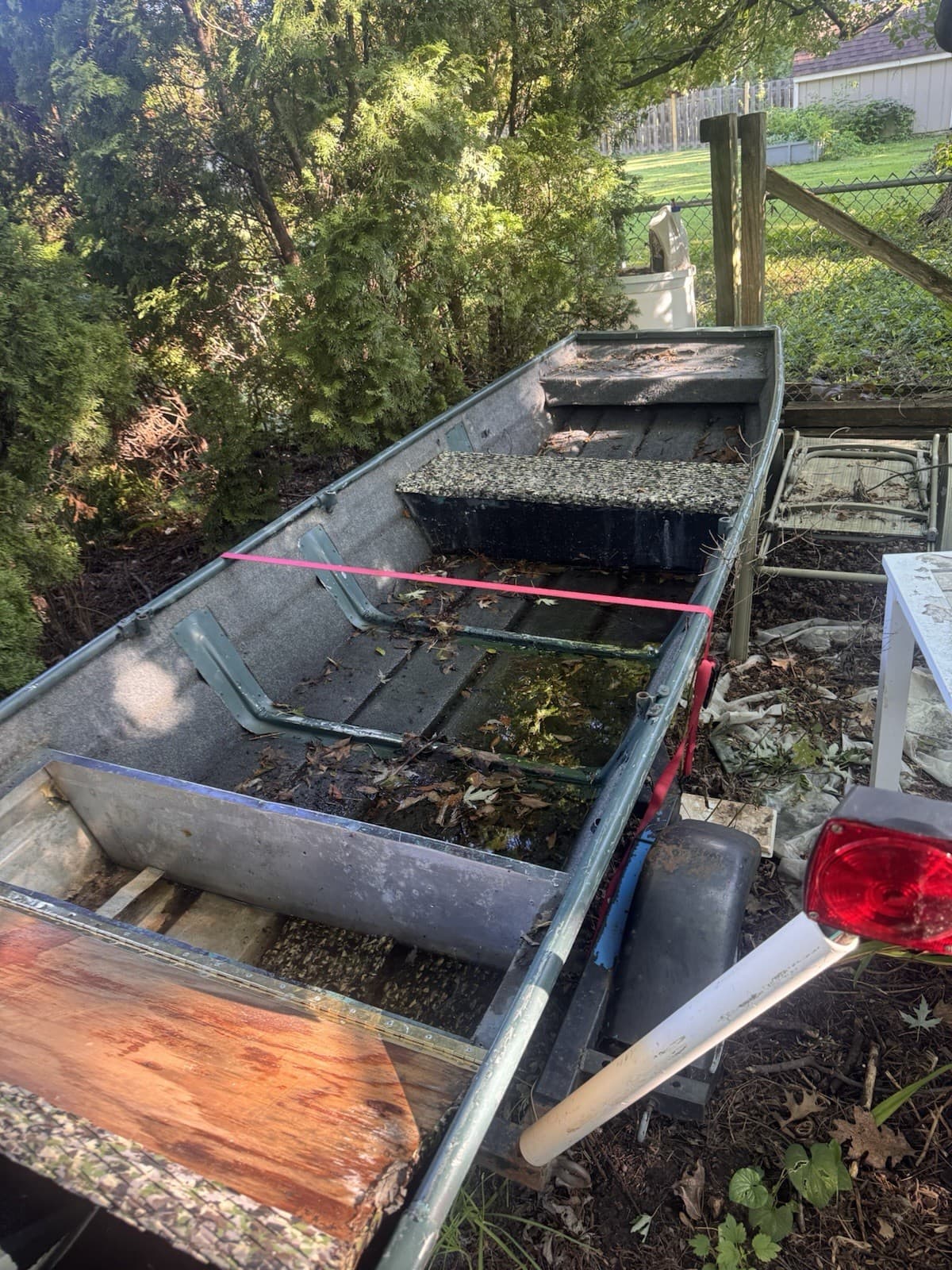 Camouflage Jon Boat with Trailer 10ft 2