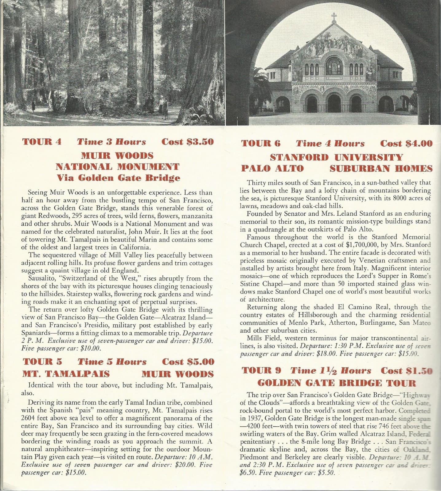 1939 Fialer's Inc Tours San Francisco & Pacific Coast Golden Gate Int'l Expo  3