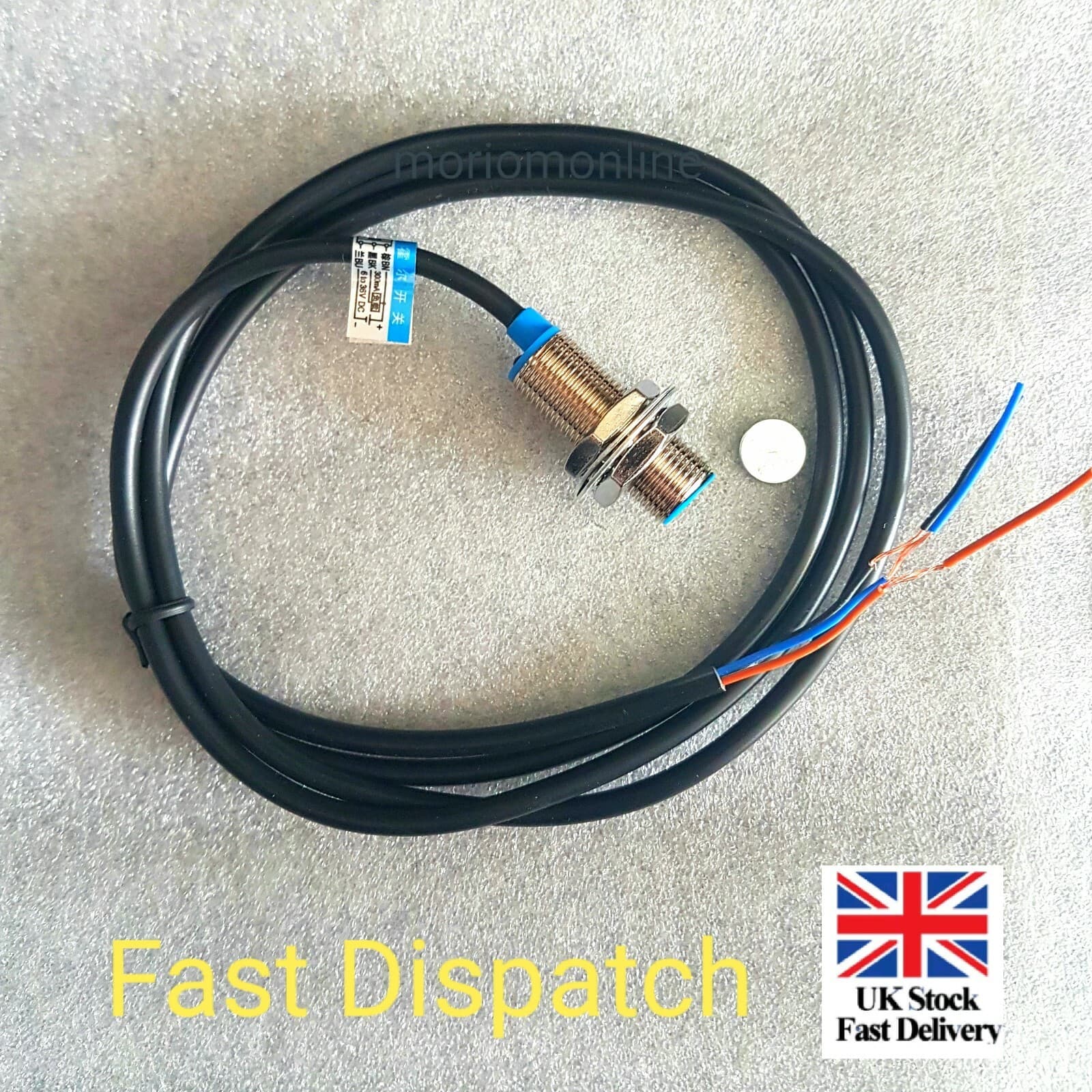 Hall Effect Sensor Proximity Switch NPN 3-wires Normally Open With Magnet MP