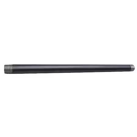 1/4" Mnpt X 3 Ft Tbe Black Pipe Sch 80, 90220