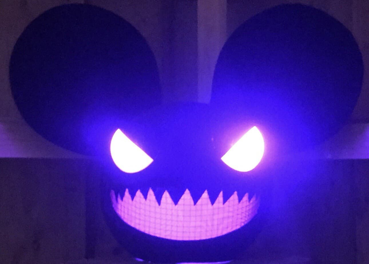 Evil Deadmau5 Head Costume In Black 6