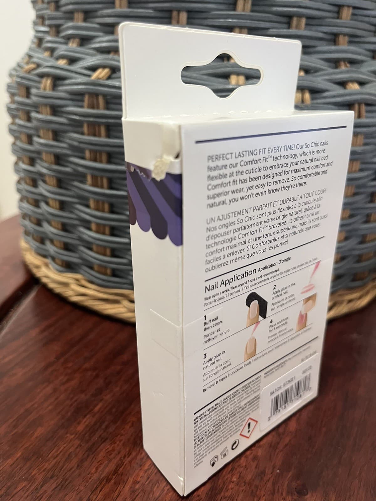 Free Shipping NIB Nailene So Chic 28 Nails - Short length (box damaged)  3