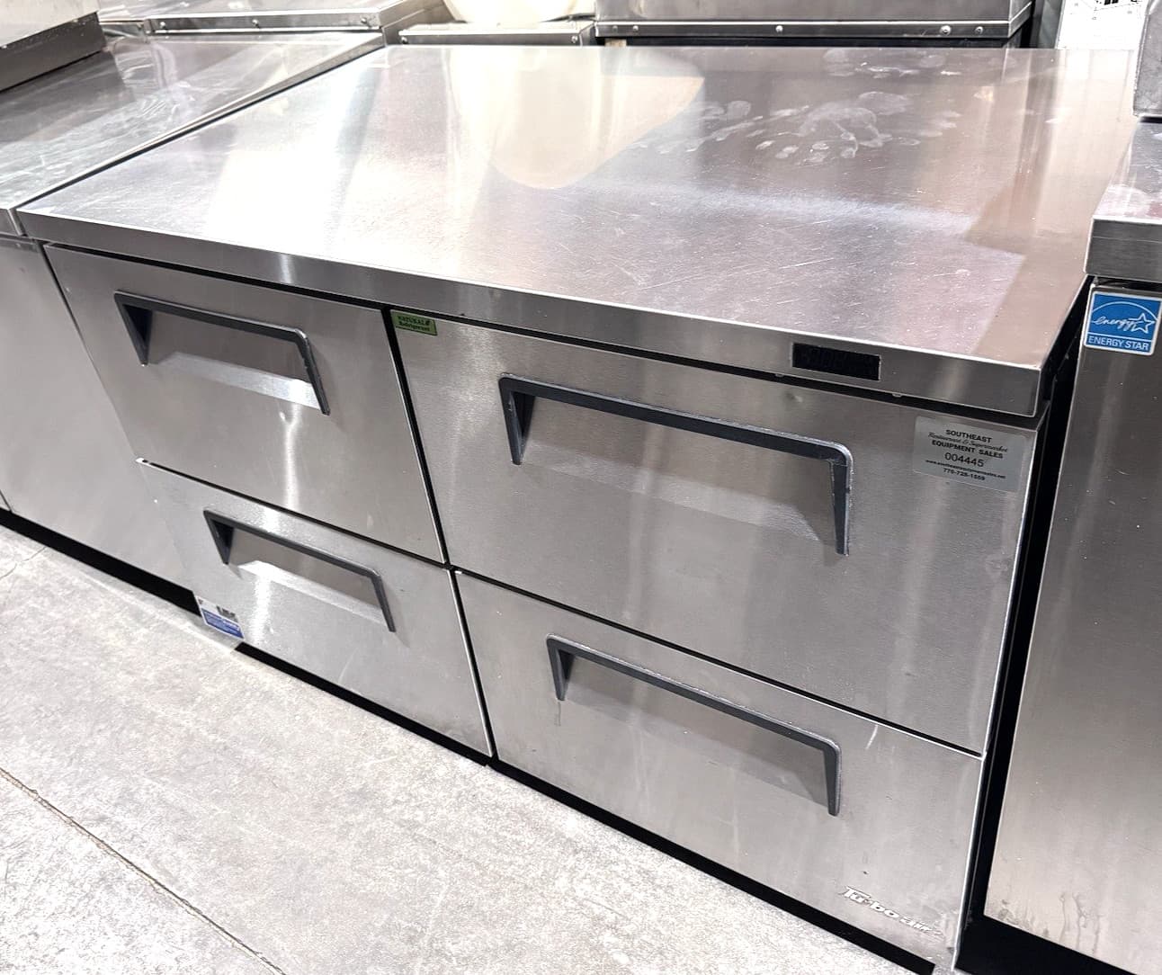 2023 Turbo Air TUR-48SD-D4-N Super Deluxe 48" 4Drawers Undercounter Refrigerator 5