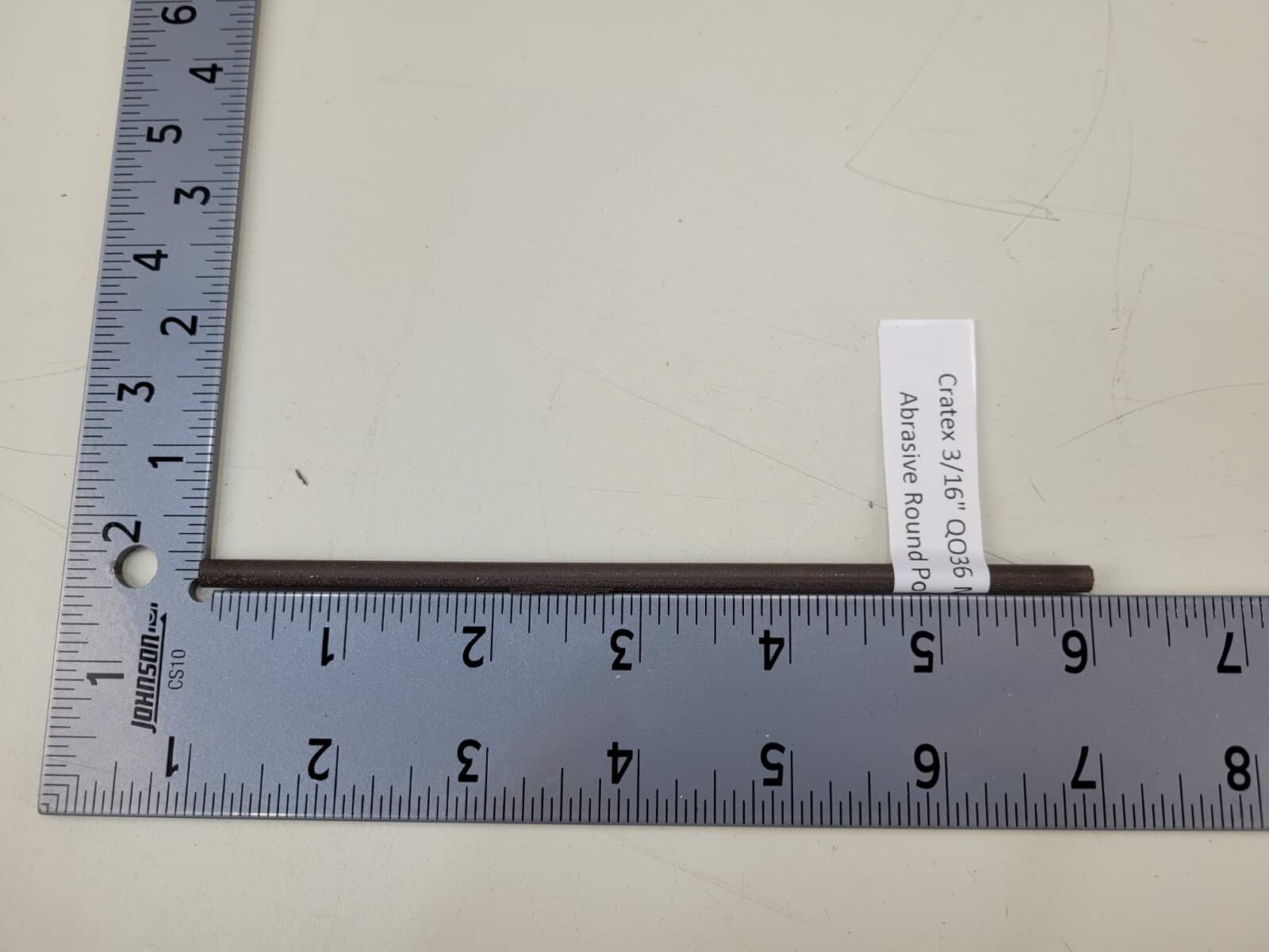 Cratex 3/16" QO36 M Medium Rubberized Abrasive Round Polishing Stick Q036-M 3