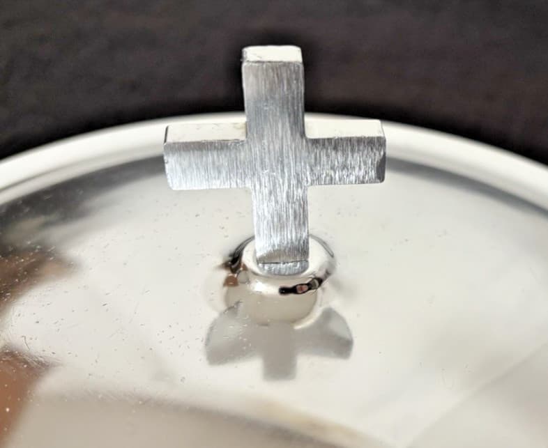 Stainless Steel 40 Cup Communion Tray Lid ONLY 3