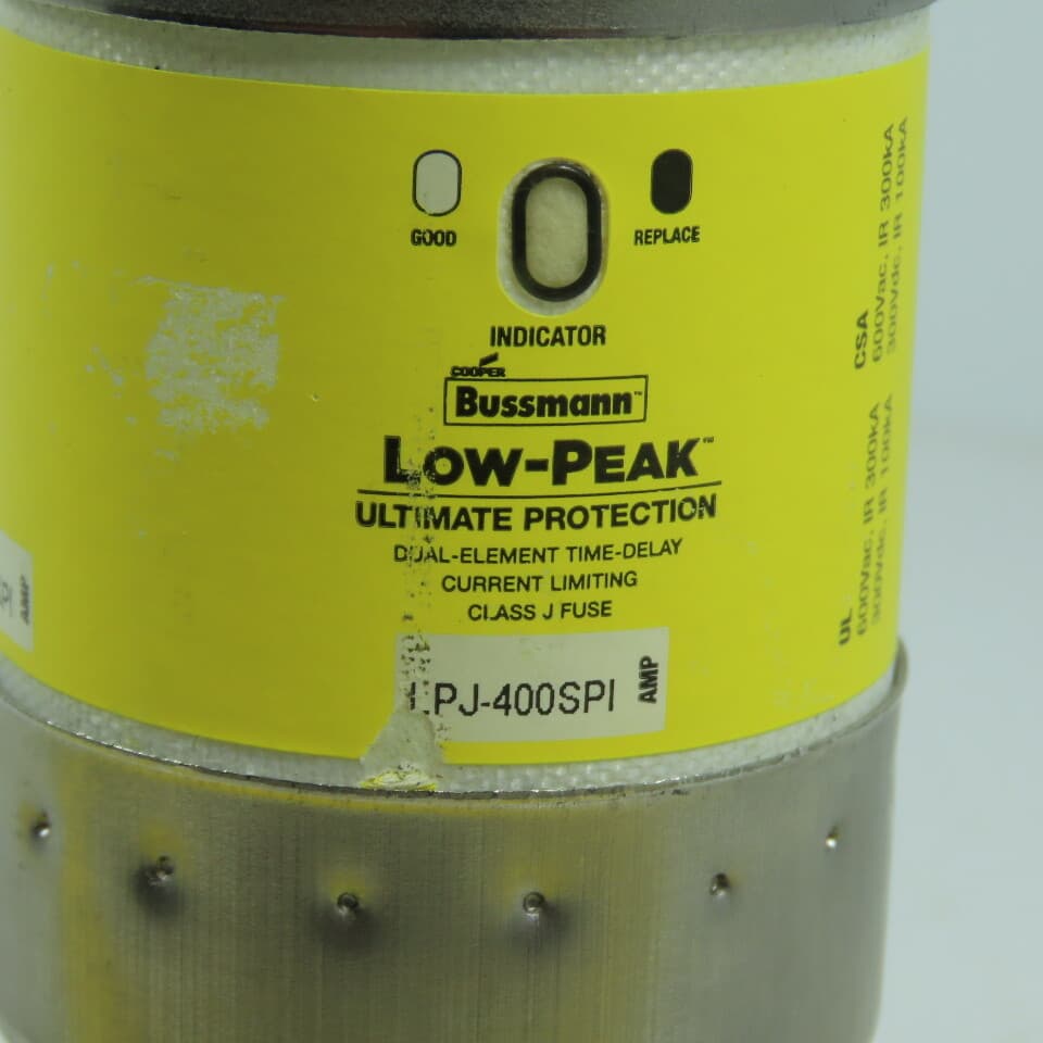 Bussmann LPJ-400SPI Low-Peak 400A Dual Element Time Delay Class J Fuse 2