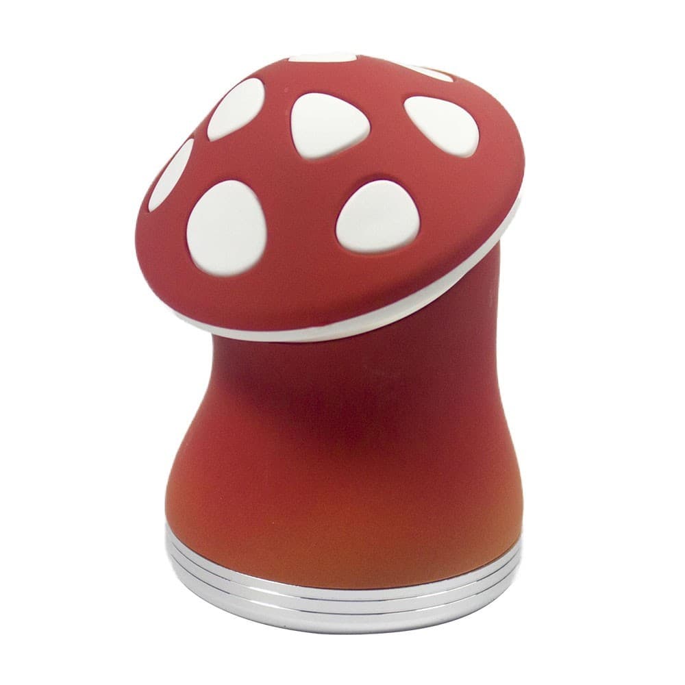 3." L 4.3" H 4 PC Mushroom W/ Drawer Tobacco Herb Spice Grinder Smoke Crusher 6