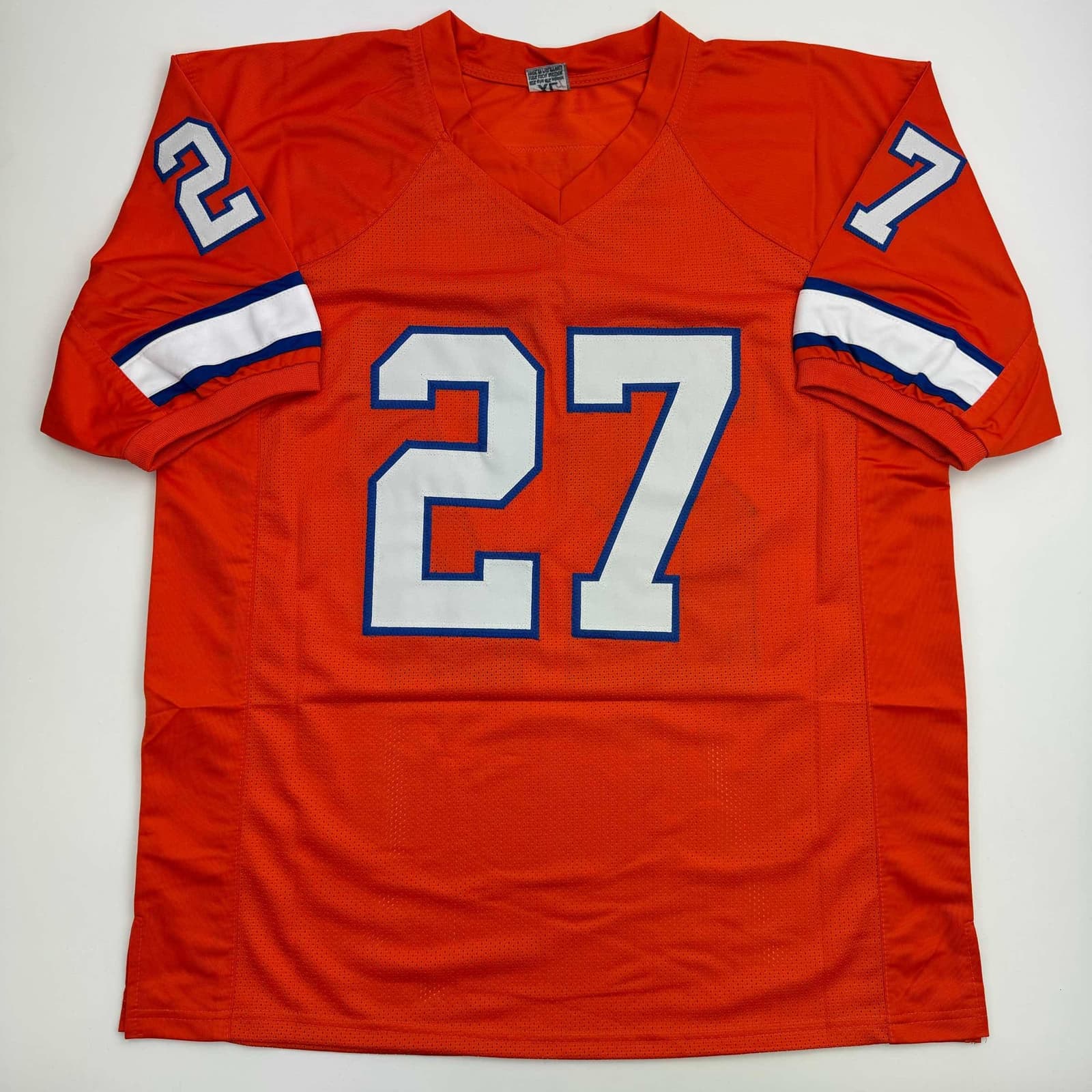 Autographed/Signed Steve Atwater Denver Retro Orange Jersey Beckett BAS COA 4