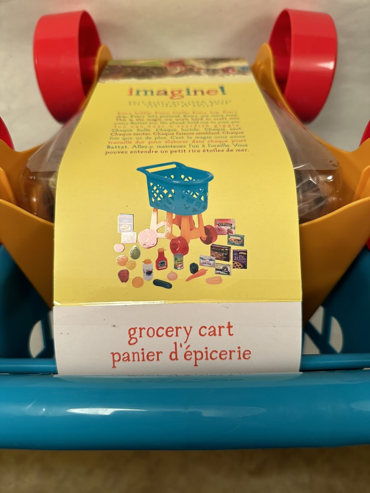 Battat - Grocery Cart – Deluxe Toy Shopping Cart with Pretend Play Food Acces... 3