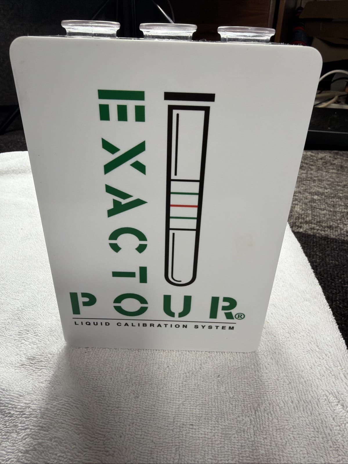 Exacto Pour Bar Test Kit, Plastic, 3-Tube, Liquid Calibratio Excellent Condition 6