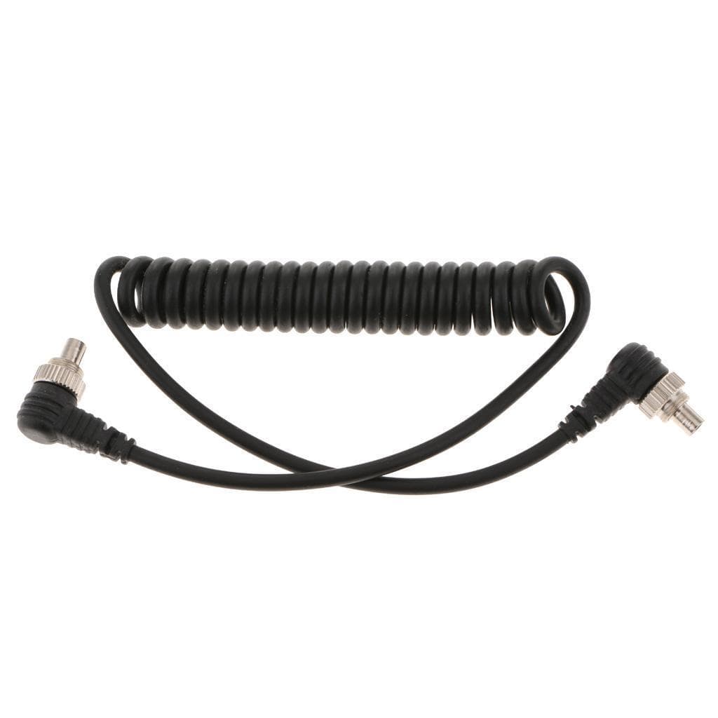100cm Male To Male Flash PC Sync Cable Cord For Camera & Flash Light Connection 5
