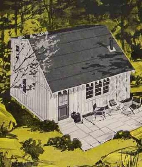 24x24 PreFab Vacation Home SALTBOX How-To Build PLANS