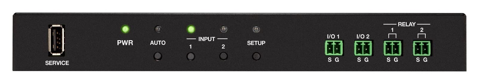 Crestron HD-RX-4K-210-C-E-POE DMPS Lite™ 4K 2x1 AV Switch and Receiver with POE+ 5