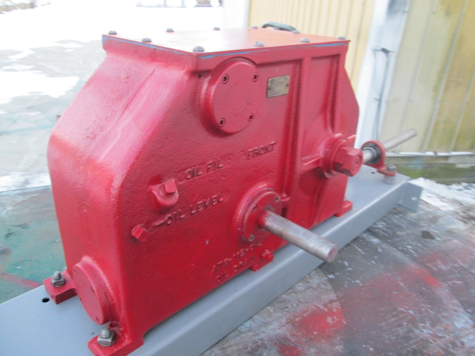 Clipper Seed and Grain Cleaner Brush drive gear box 6