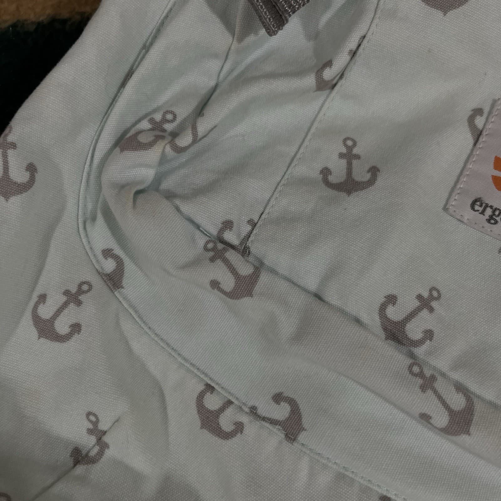 ERGO baby Original Collection Baby Carrier Green Gray Anchors Good For Daddy Too 4