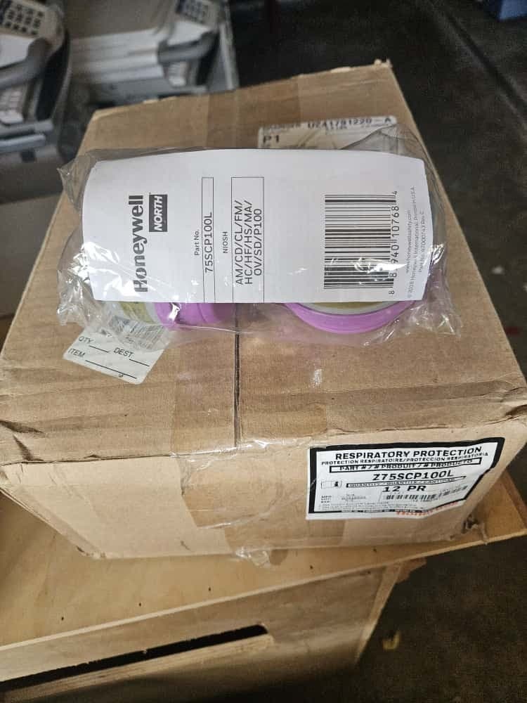 HONEYWELL  Z75SCP100L HEPA MASK  FILTER CHEMICAL REPLACEMENT CATRIDGE 12 PAIRS 3