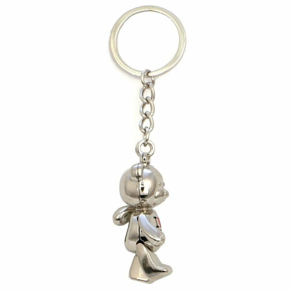 Metal I Love NY Teddy Bear Key Chain New York City Souvenir Party Favor 2