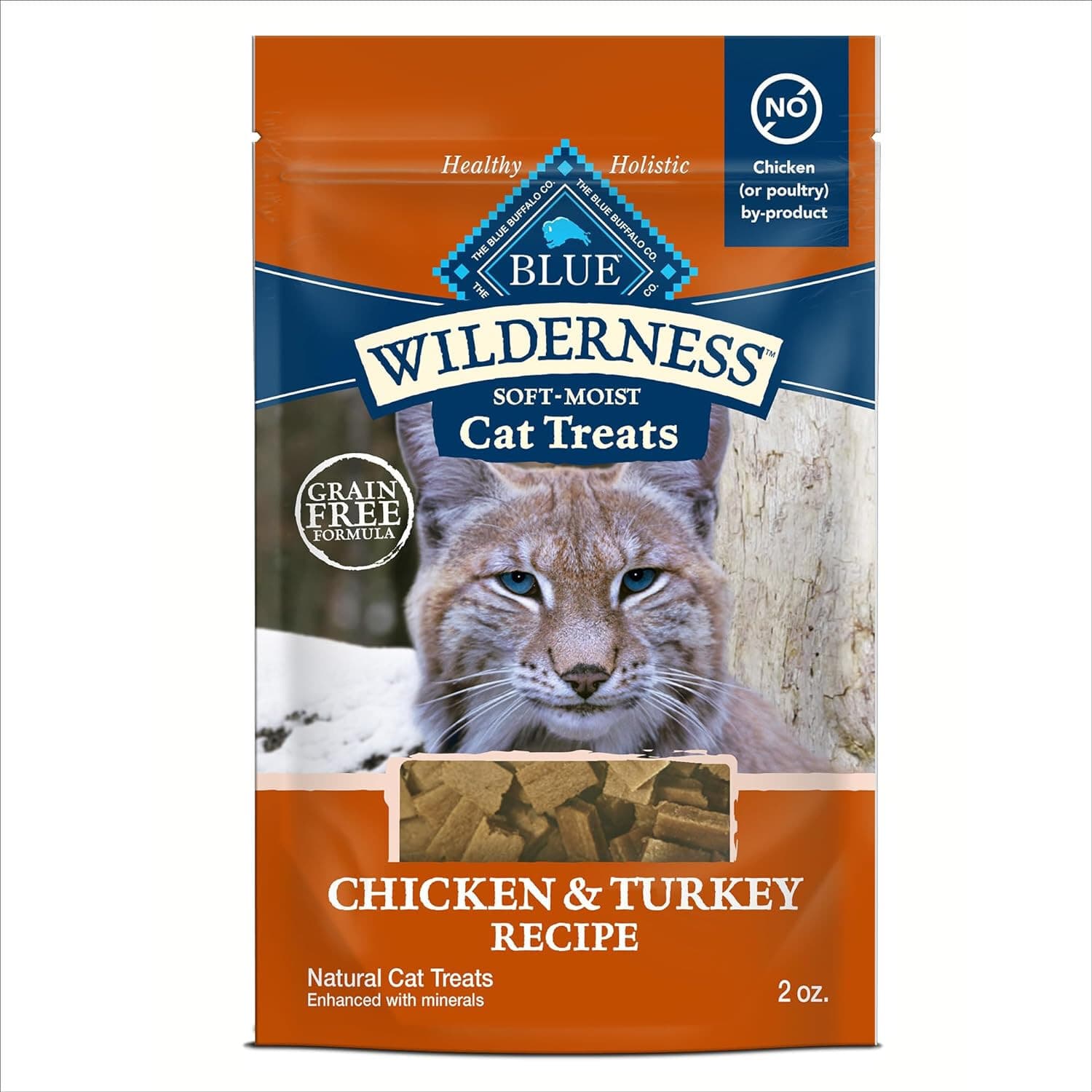 Blue Buffalo Wilderness Soft Cat Treats, Made with Natural Ingredients, 2-oz