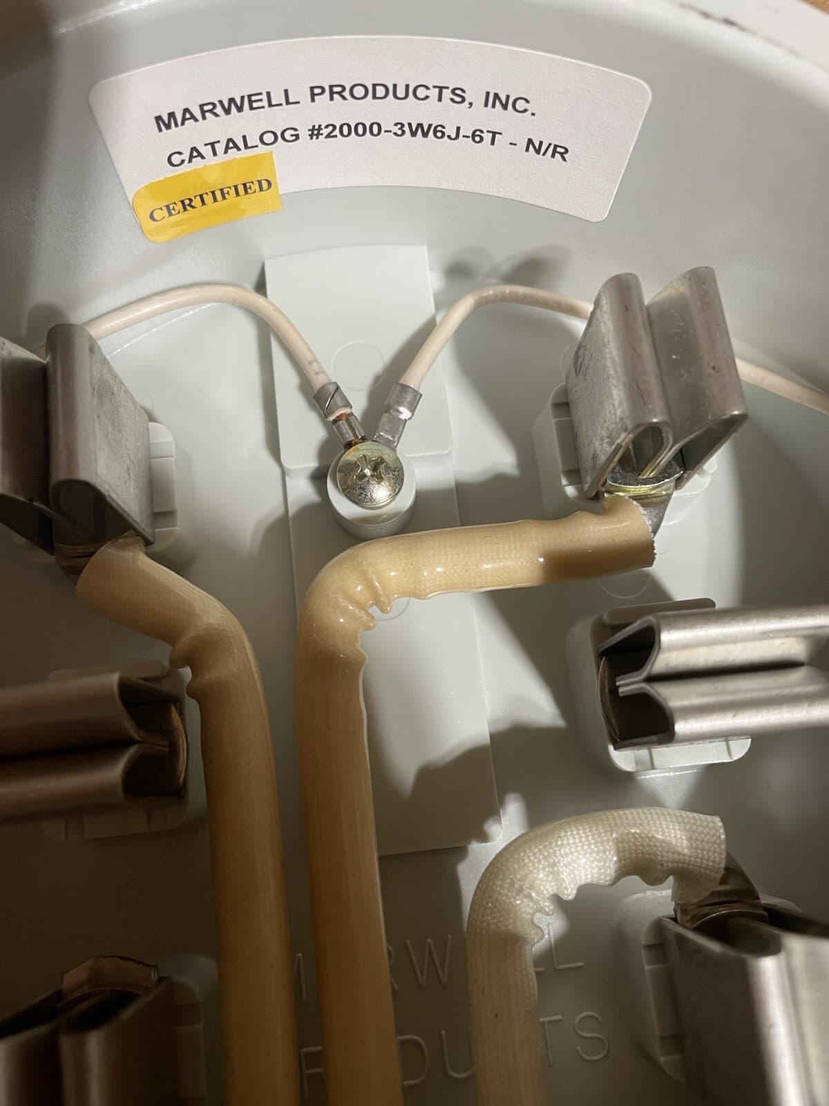 MARWELL KWH WATTHOUR METER SOCKET, FM4S, 3W, 1 PH, 6 JAW, CT RATED, 2000-3W6J-6T 4