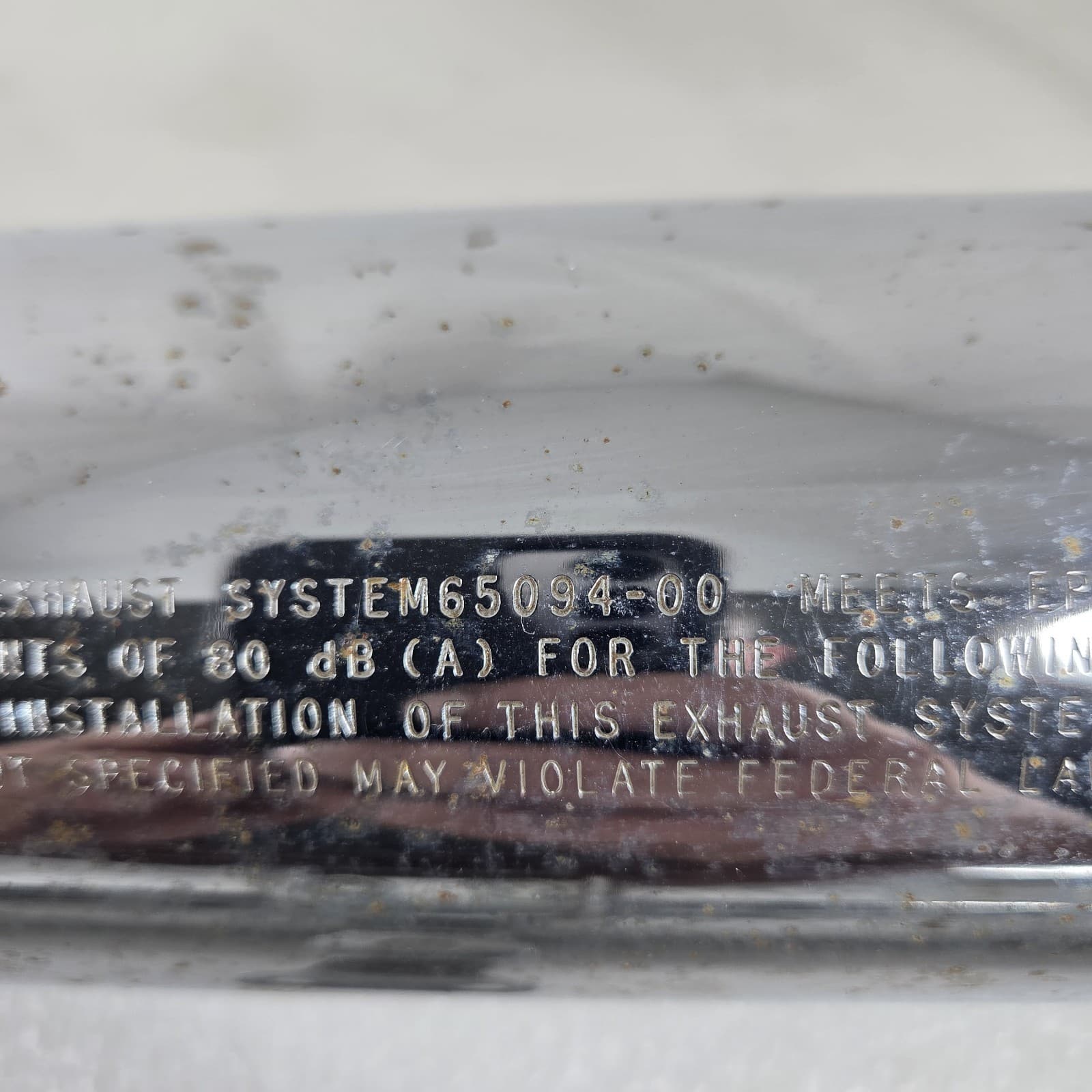 Harley-Davidson Dyna FXD FXDL FXDX OEM Mufflers Exhaust Set 65094-00 & 65890-00  4